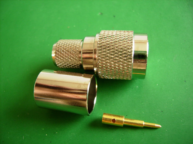 TNC Male Crimp Connector For RG8 Cable